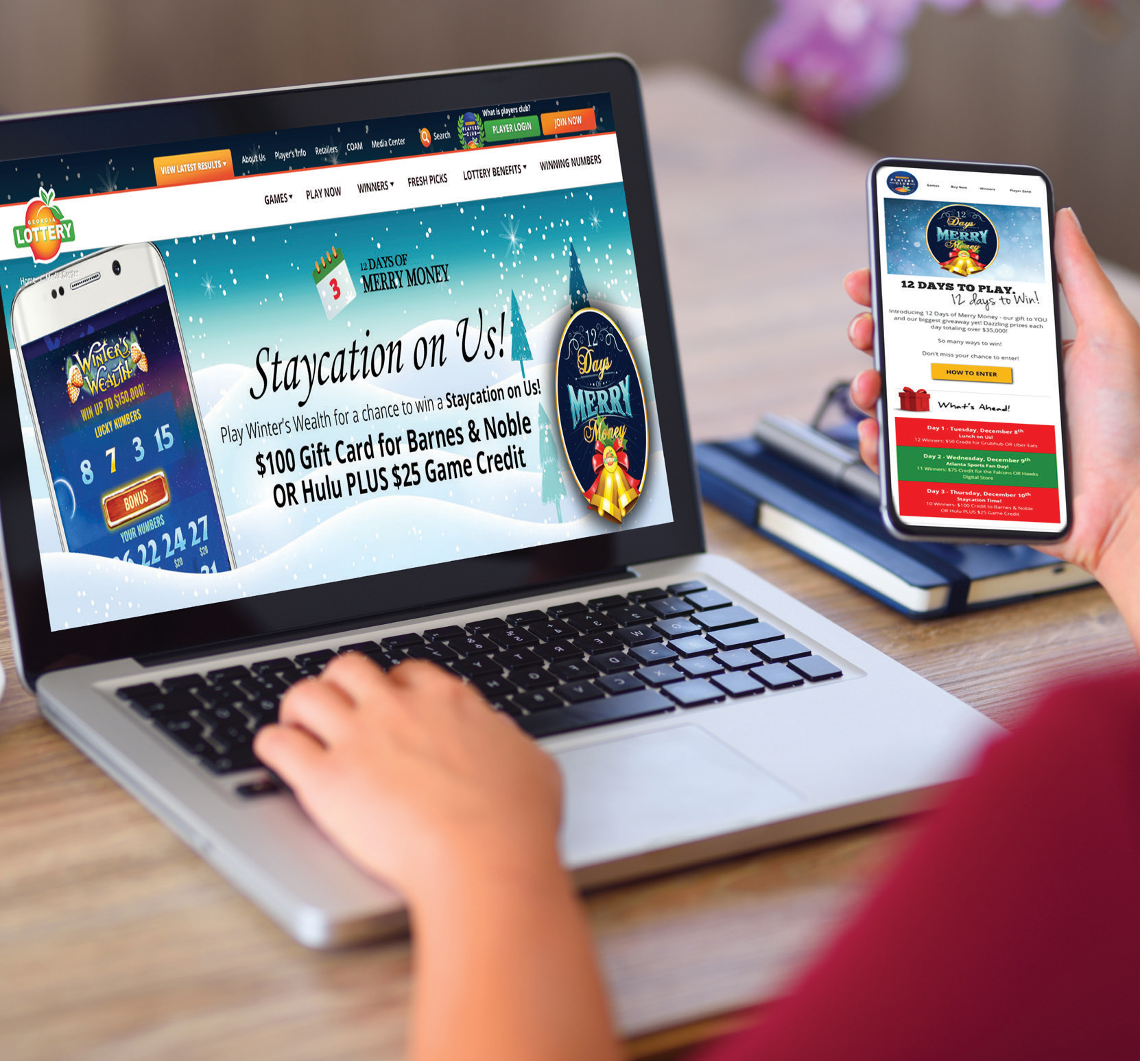 Georgia's iLottery Holiday Campaign Acquires New Players