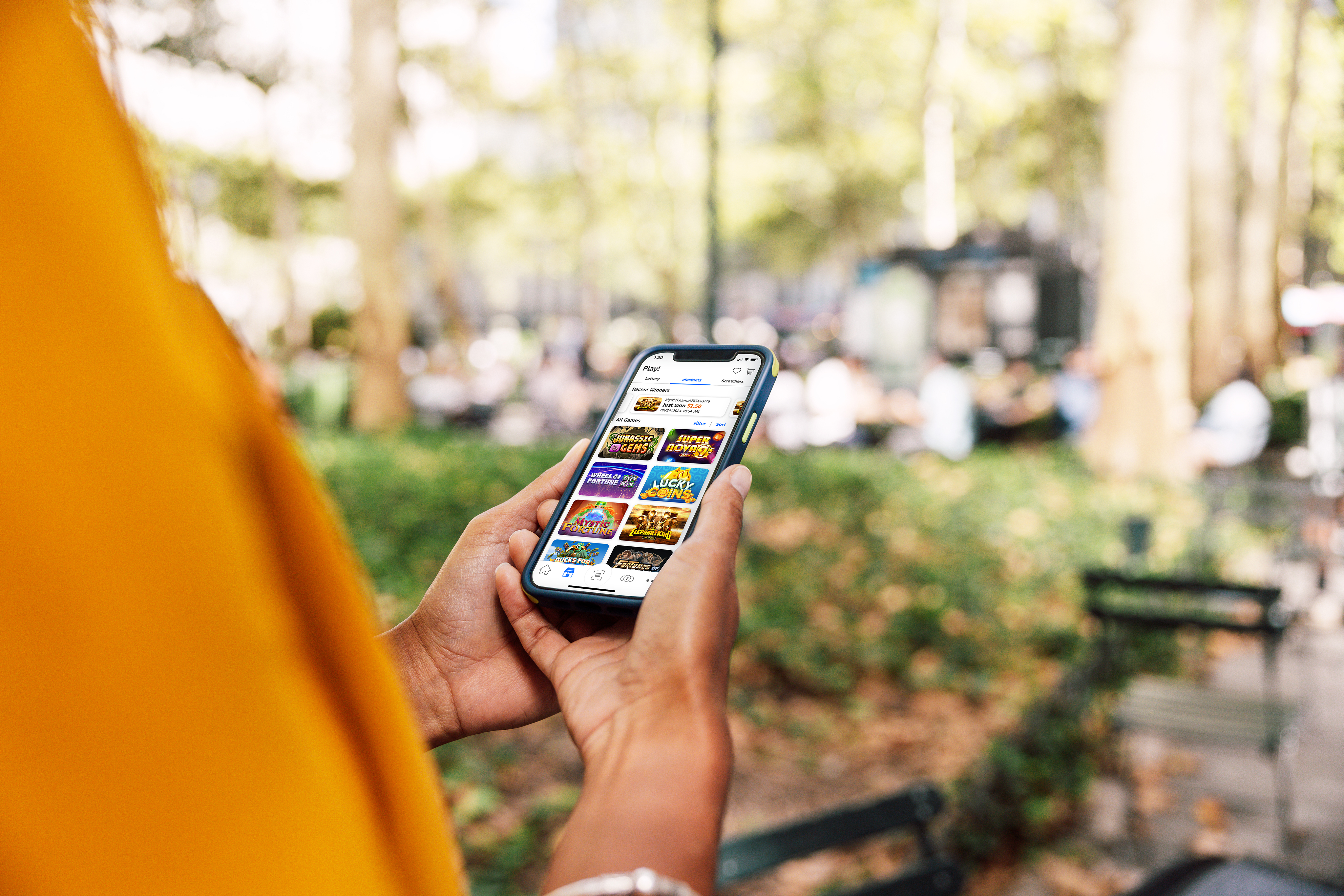 Mobile lottery solution offers app easy log in